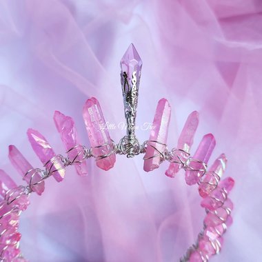 PRINCESS Titanium Quartz Crystal Crown